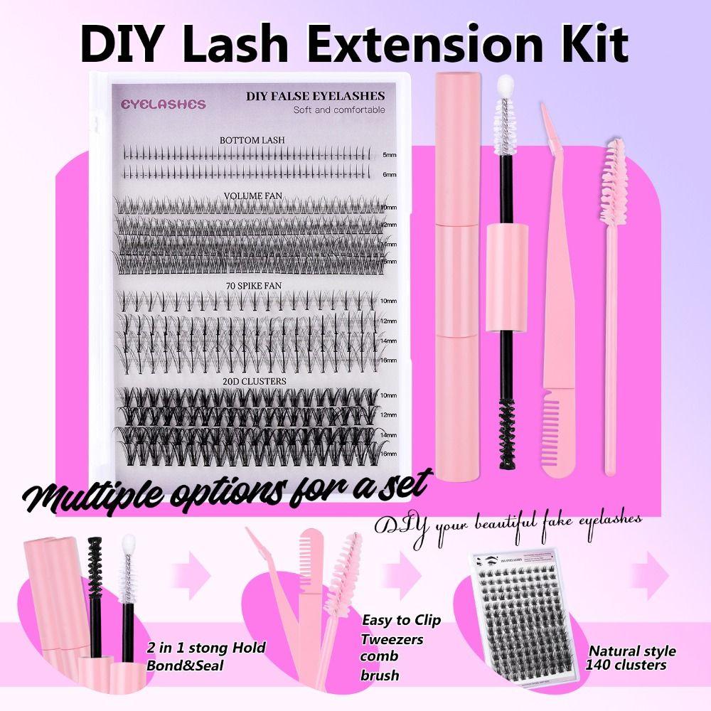 Clusters Manga Lashes Lovable False Eyelash Set Makeup Tool Self Grafting Lashes Kit Daily Style C
Clusters Manga Lashes Lovable False Eyelash Set Makeup Tool Self Grafting Lashes Kit Daily Style C