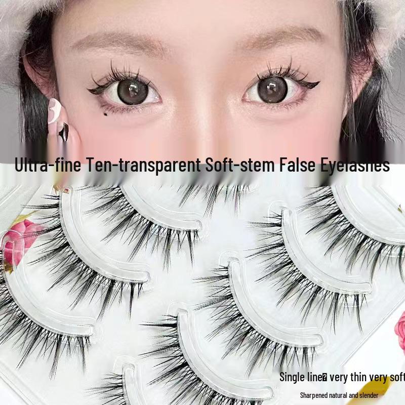 Hot-Selling Little Devil Transparent Stem Sunflower False Eyelashes - Soft, Comfortable, Curled, Ideal for Beginners
Hot-Selling Little Devil Transparent Stem Sunflower False Eyelashes - Soft, Comfortable, Curled, Ideal for Beginners