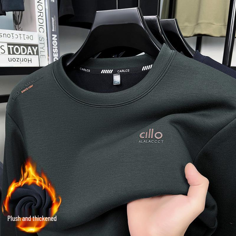 Men s Round Neck Hoodie Pullover with Plus Velvet, Casual and Versatile Fashion, Warm Layer for Mid-Aged and Young Adults. 2XL темно-зелений колір
Men s Round Neck Hoodie Pullover with Plus Velvet, Casual and Versatile Fashion, Warm Layer for Mid-Aged and Young Adults. 2XL темно-зелений колір