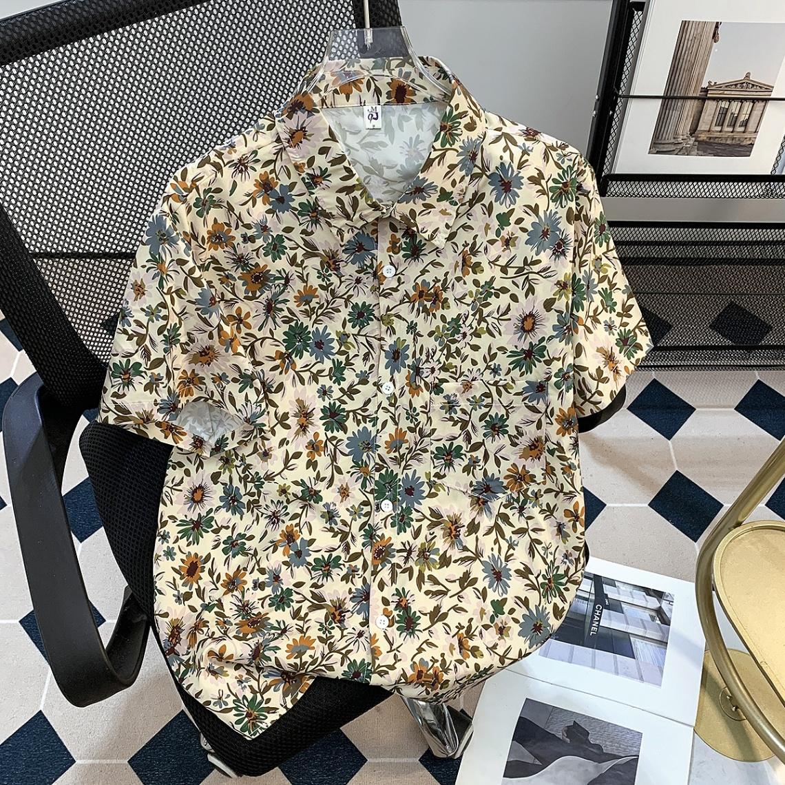 Cuban Collar Thai Beach Floral Shirt Short Sleeve Summer Ice Silk Southeast Asian Clothing Island Vacation Men s Beach Outfit 3XL
Cuban Collar Thai Beach Floral Shirt Short Sleeve Summer Ice Silk Southeast Asian Clothing Island Vacation Men s Beach Outfit 3XL