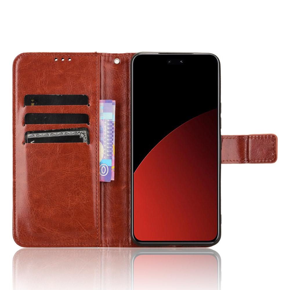 For Xiaomi Civi 4 Pro 5G/14 Civi 5G Wallet Case Crazy Horse Texture Folding Stand Leather Phone Cover Brown
For Xiaomi Civi 4 Pro 5G/14 Civi 5G Wallet Case Crazy Horse Texture Folding Stand Leather Phone Cover Brown