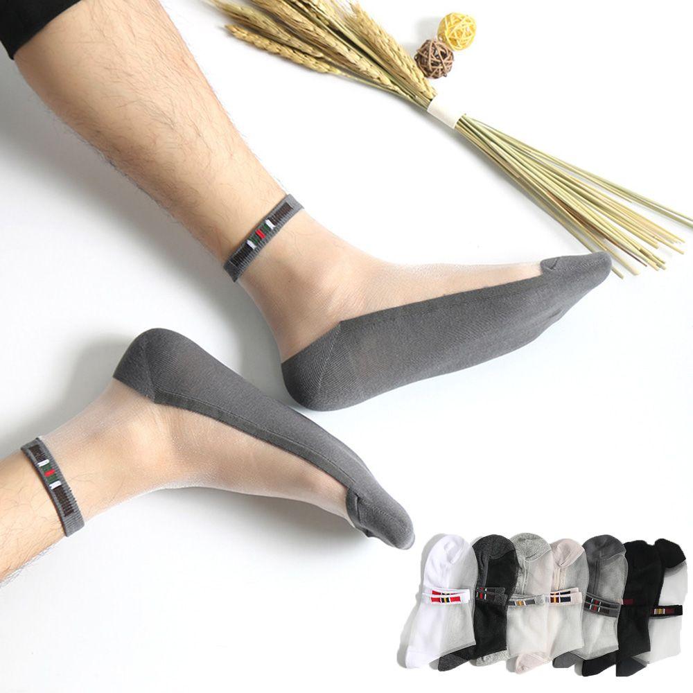 Breathable Male Transparent Glass Silk Antiskid Invisible Socks Cotton Short Socks Short Crew
Breathable Male Transparent Glass Silk Antiskid Invisible Socks Cotton Short Socks Short Crew