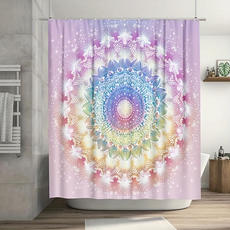 1Pc Mandala Celestial Curtain, Glowing Stars & Pastel Gradients, 71X71 Inch, Waterproof Polyester, Easy-Clean Bath/Window Decor W60H190(CM)-1 Pcs
1Pc Mandala Celestial Curtain, Glowing Stars & Pastel Gradients, 71X71 Inch, Waterproof Polyester, Easy-Clean Bath/Window Decor W60H190(CM)-1 Pcs