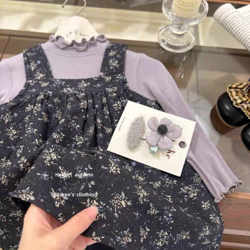 2025 Girls Spring & Autumn Floral Sling Dress with Long-Sleeved Vest Set 130
2025 Girls Spring & Autumn Floral Sling Dress with Long-Sleeved Vest Set 130