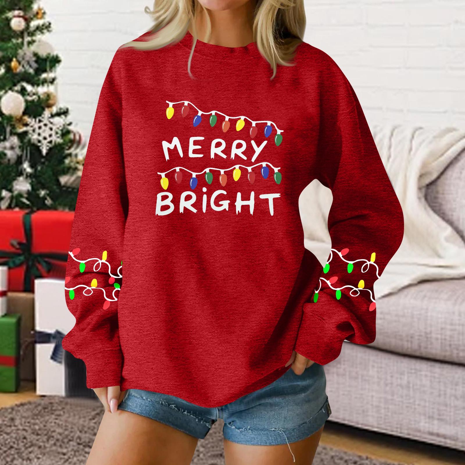 Women s Fashion Casual Long-sleeved Loose Christmas Printed Round Neck Pullover Hoodie Sweatshirt L червоний
Women s Fashion Casual Long-sleeved Loose Christmas Printed Round Neck Pullover Hoodie Sweatshirt L червоний