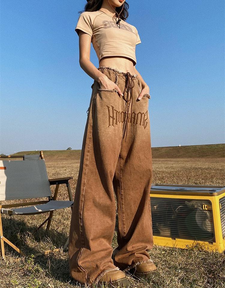 JYL Women s Straight Jeans Harajuku High-Waist Lazy Autumn Casual Loose Denim XXXL alizarin темно-червоний колір
JYL Women s Straight Jeans Harajuku High-Waist Lazy Autumn Casual Loose Denim XXXL alizarin темно-червоний колір