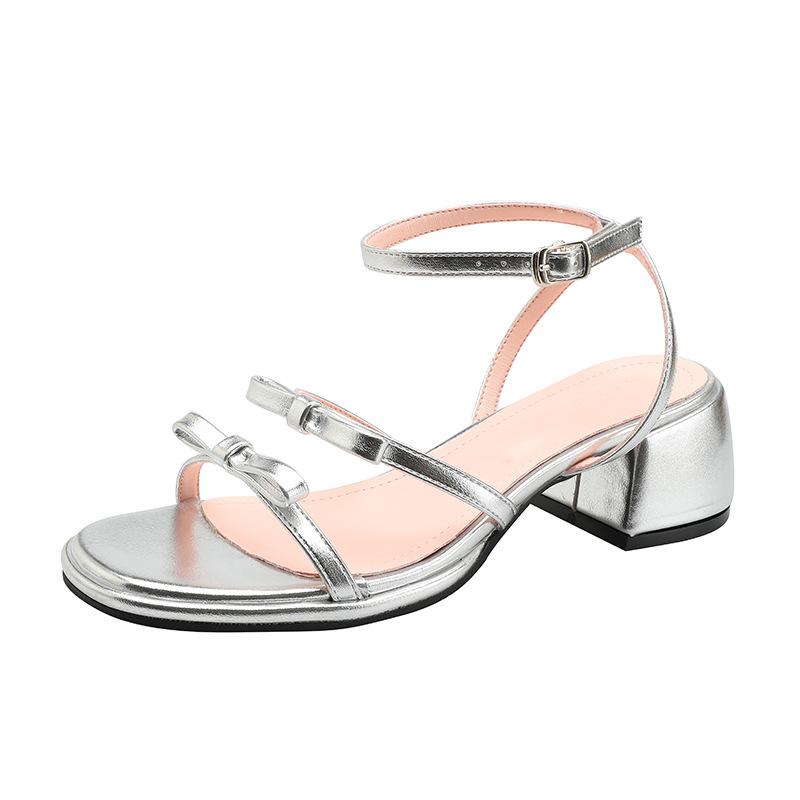 Women Chunky Heel Sandals, 2024 Spring Summer New French Round Toe Versatile One Strap Casual Roman Sandals 39 срібний
Women Chunky Heel Sandals, 2024 Spring Summer New French Round Toe Versatile One Strap Casual Roman Sandals 39 срібний
