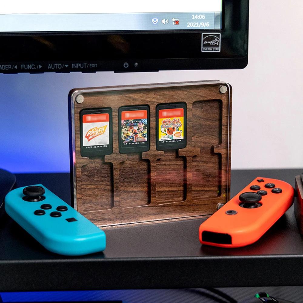 JJC 8 слотов магнитный прозрачный деревянный чехол для игровых карт-держатель для Nintendo Switch для NS OLED NS чехол для хранения карт
JJC 8 слотов магнитный прозрачный деревянный чехол для игровых карт-держатель для Nintendo Switch для NS OLED NS чехол для хранения карт