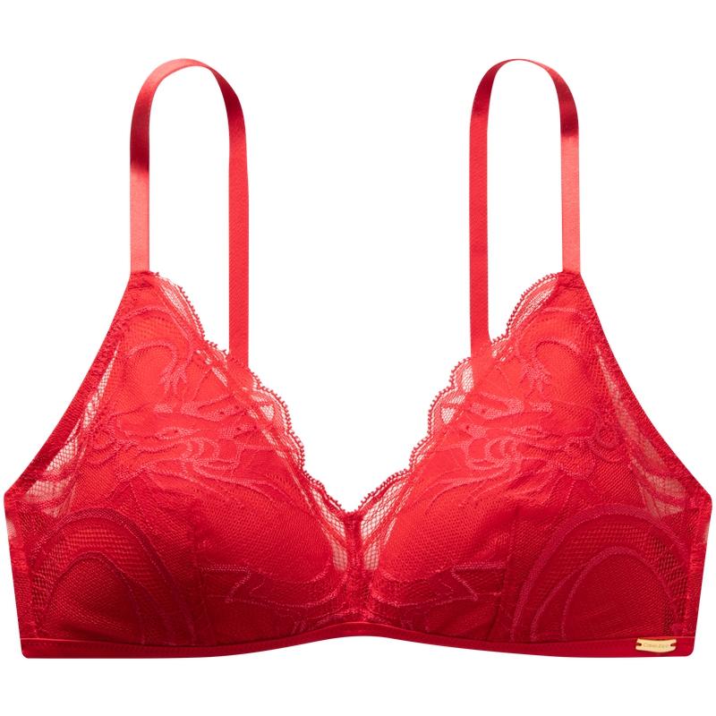 Calvin Klein Year Of The Dragon Black Label Wireless Triangle Bra Women underwear Sunset-Red QF7530AD-XAT S
Calvin Klein Year Of The Dragon Black Label Wireless Triangle Bra Women underwear Sunset-Red QF7530AD-XAT S