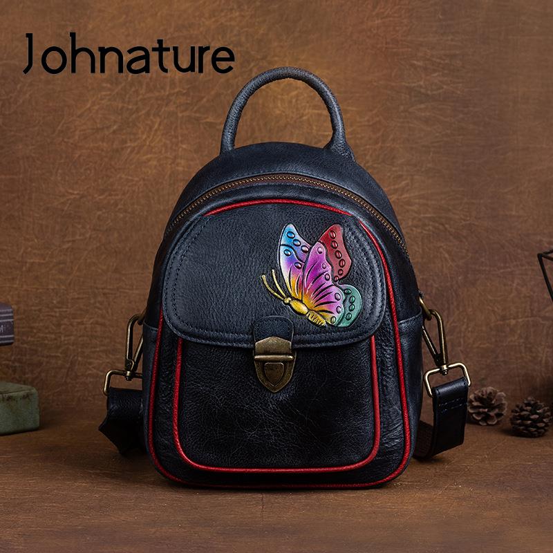 Johnature винтажная сумка на плечо из тисненой воловьей кожи, женский рюкзак, универсальный многоцелевой небольшой дорожный рюкзак для отдыха
Johnature винтажная сумка на плечо из тисненой воловьей кожи, женский рюкзак, универсальный многоцелевой небольшой дорожный рюкзак для отдыха