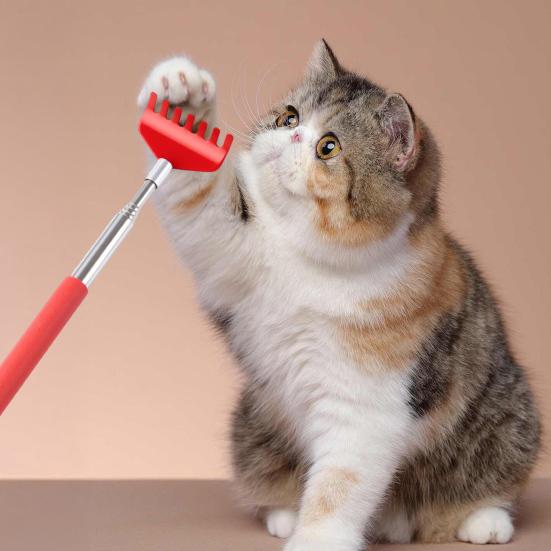 Retractable Back Scratcher Cat Teaser Wand 26 Extendable Head Back Legs Scratch Tool Interactive Toy for Playful Kitties фіолетовий
Retractable Back Scratcher Cat Teaser Wand 26 Extendable Head Back Legs Scratch Tool Interactive Toy for Playful Kitties фіолетовий