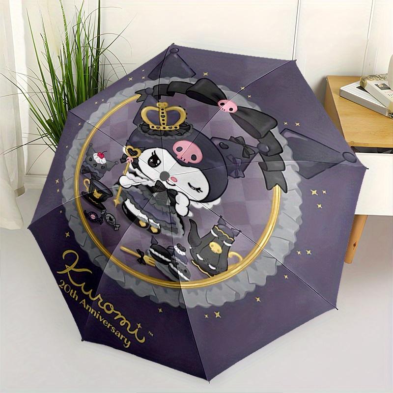 Kuromi, Anniversary Automatic Open/Close Umbrella-Cute Umbrella with Cute Design, Portable 3-Fold Compact Umbrella for Men & Women, Hallowee
Kuromi, Anniversary Automatic Open/Close Umbrella-Cute Umbrella with Cute Design, Portable 3-Fold Compact Umbrella for Men & Women, Hallowee