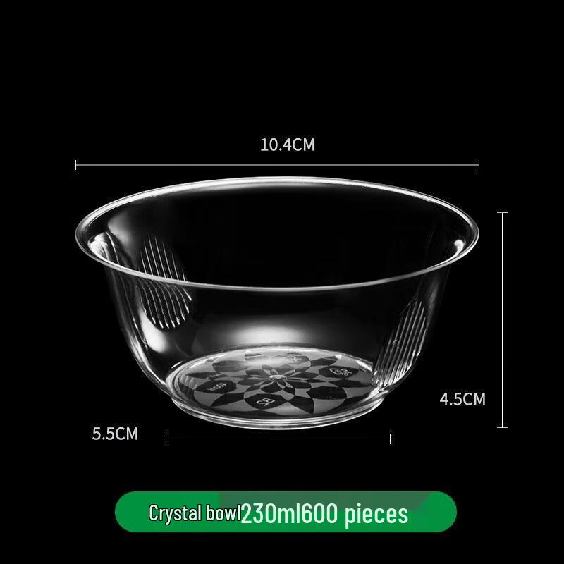 JINGRX Disposable Crystal Plastic Bowls
JINGRX Disposable Crystal Plastic Bowls