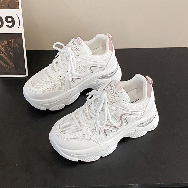 Thick-soled heightening dad shoes women s little white shoes 2025 autumn new single shoes small versatile breathable casual sports 40
Thick-soled heightening dad shoes women s little white shoes 2025 autumn new single shoes small versatile breathable casual sports 40