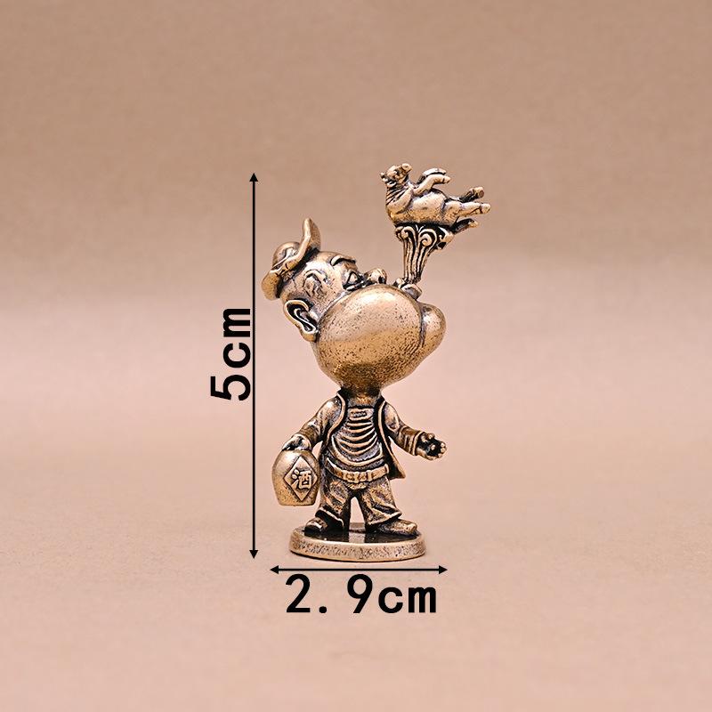 Figurine Miniature Statue Retro Desktop Office Decor Collectible Bronze Ornament Home Decoration медный
Figurine Miniature Statue Retro Desktop Office Decor Collectible Bronze Ornament Home Decoration медный