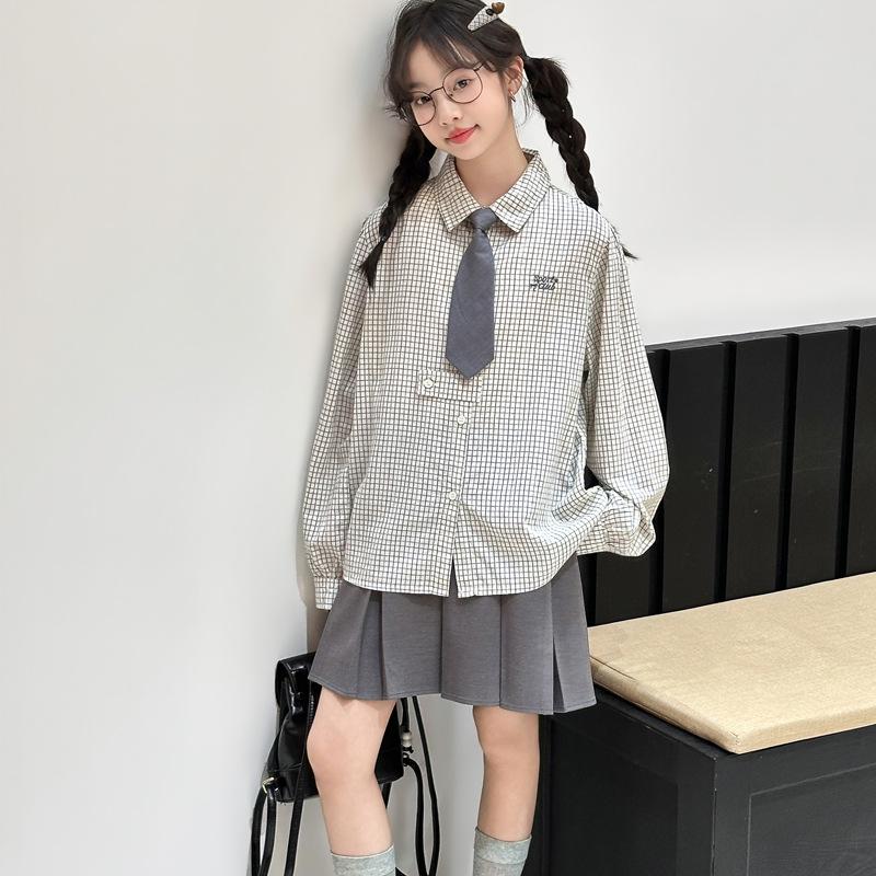 Girls Spring 2026 Academy Set: Korean Style Outfit for Medium & Large Children—Stylish Skirt 140 cm
Girls Spring 2026 Academy Set: Korean Style Outfit for Medium & Large Children—Stylish Skirt 140 cm