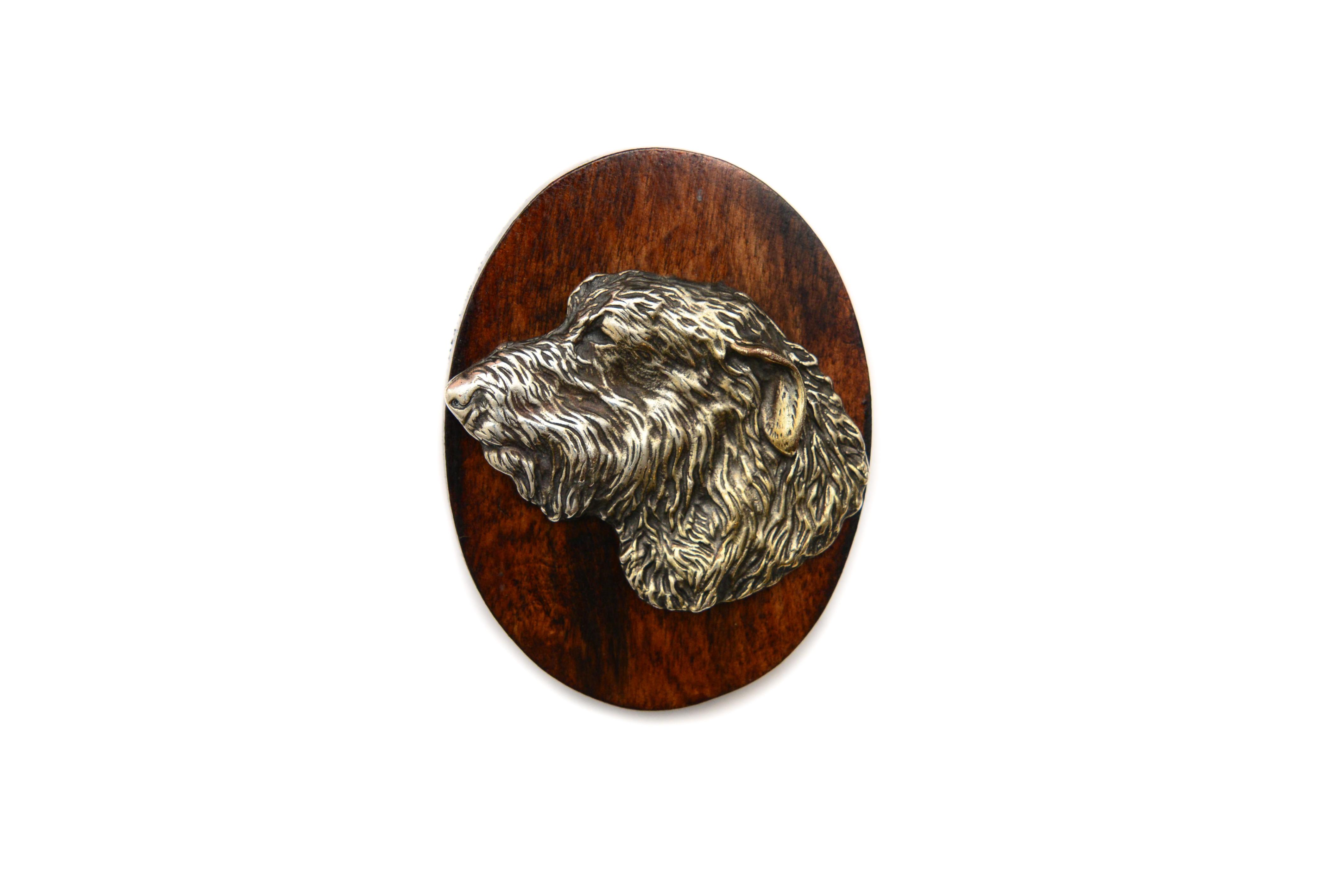 Irish Wolfhound I - Dog show brooch, starter number clip, dog pin by Art-Dog коричневий
Irish Wolfhound I - Dog show brooch, starter number clip, dog pin by Art-Dog коричневий