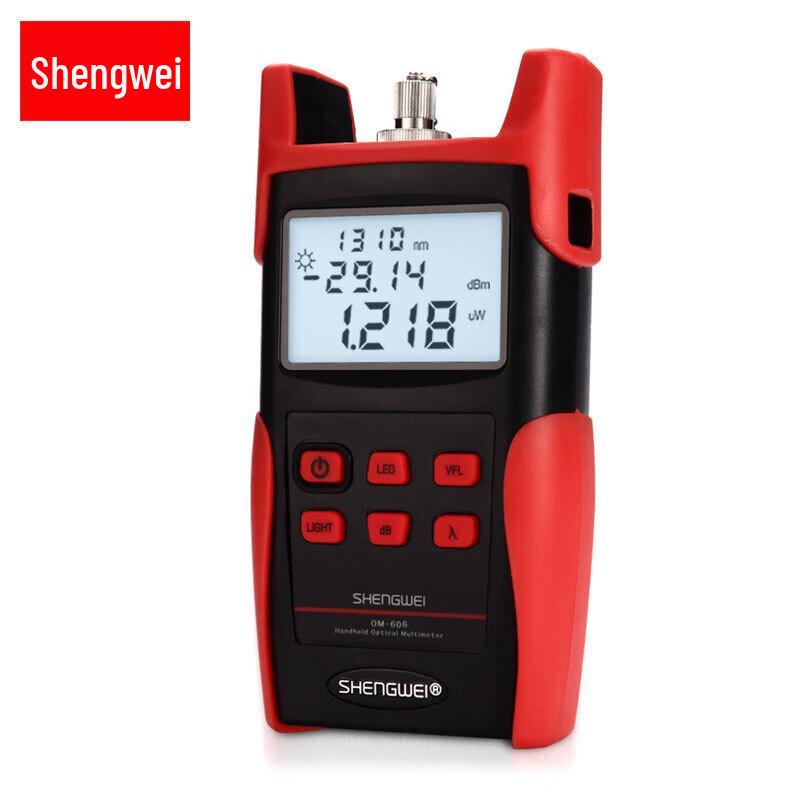 Shengwei OM-606 High-Precision Fiber Optic Power Meter
Shengwei OM-606 High-Precision Fiber Optic Power Meter