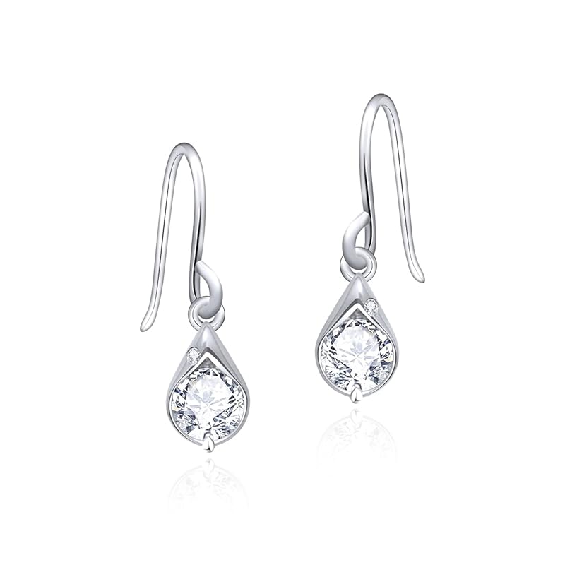 YUIITU earrings ladies shine zirconia hook sway silver Compatible with metal allergies woman drop simple present wedding anniversary birthday commute
YUIITU earrings ladies shine zirconia hook sway silver Compatible with metal allergies woman drop simple present wedding anniversary birthday commute