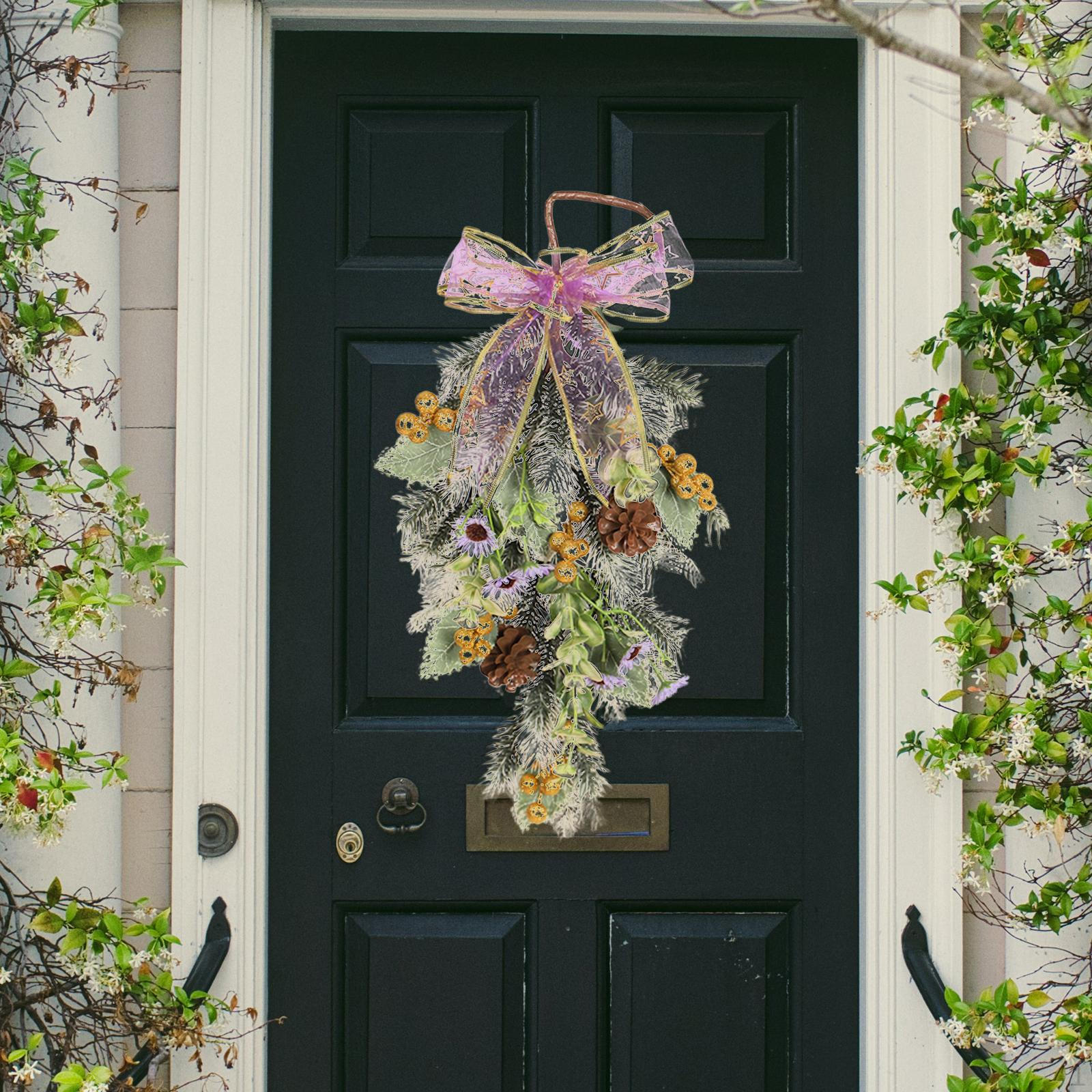 Christmas Teardrop Swag Flower Wreath for Farmhouse Spring Festival
Christmas Teardrop Swag Flower Wreath for Farmhouse Spring Festival