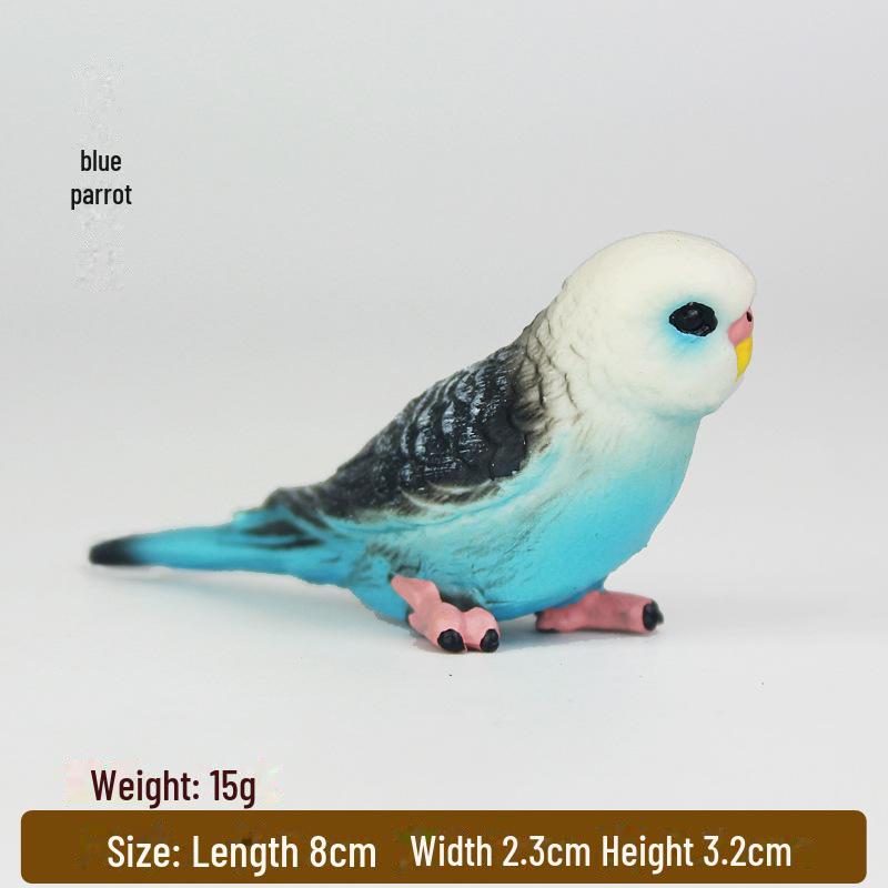 Модель попугая дикого животного - пластиковая игрушка для детей, наука и образование, украшение для микроландшафта синий
Модель попугая дикого животного - пластиковая игрушка для детей, наука и образование, украшение для микроландшафта синий