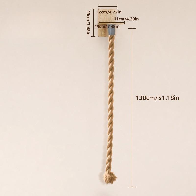 Cat Wall Climbing Sisal Rope Cat Climber Tree Wall Climbing Tower Toy Indoor Cats Posts Kitten Rope Ladder Suitable for Playing
Cat Wall Climbing Sisal Rope Cat Climber Tree Wall Climbing Tower Toy Indoor Cats Posts Kitten Rope Ladder Suitable for Playing