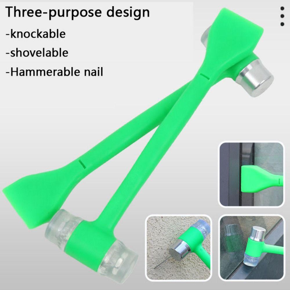 With Shovel Head Rubber Hammer Multi-functional Iron Head Hammer Home Improvement 2 in 1
With Shovel Head Rubber Hammer Multi-functional Iron Head Hammer Home Improvement 2 in 1