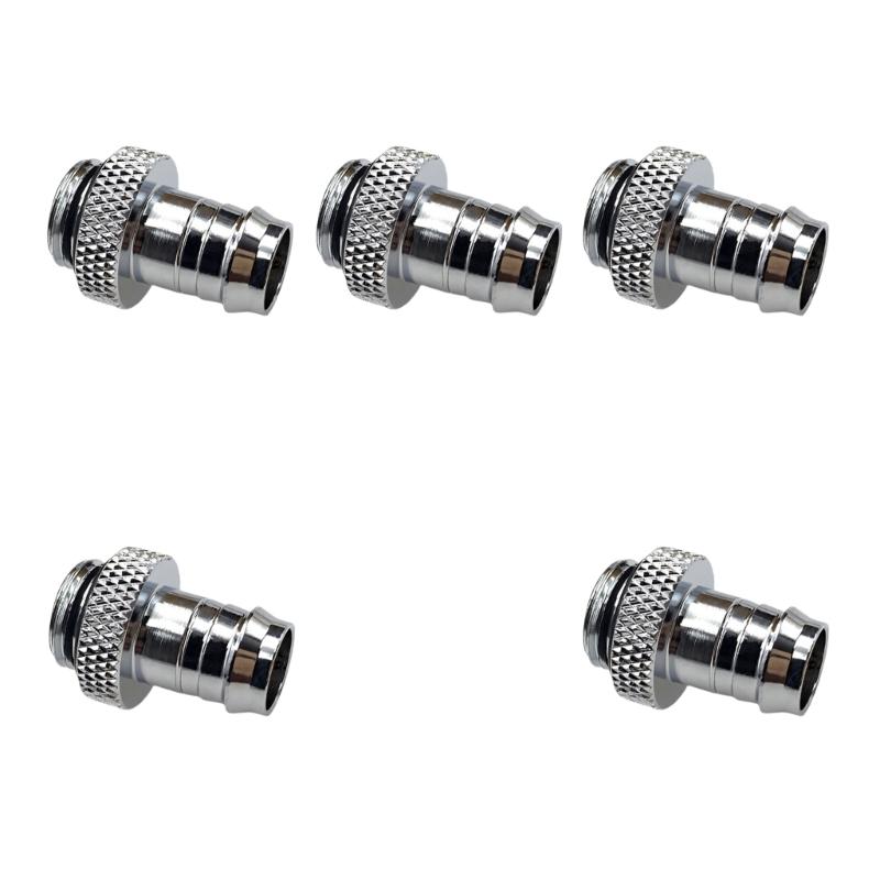 Metal Barb Connectors 3/8inch G1/4 Thread For Computer Liquid Cooling With Double Color Option серебряный
Metal Barb Connectors 3/8inch G1/4 Thread For Computer Liquid Cooling With Double Color Option серебряный