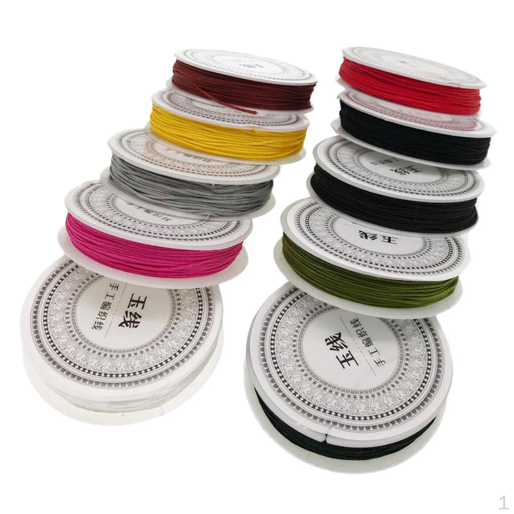 Braided Chinese Knotting Rope Macrame Nylon Cord String 0.8mm - B B
Braided Chinese Knotting Rope Macrame Nylon Cord String 0.8mm - B B