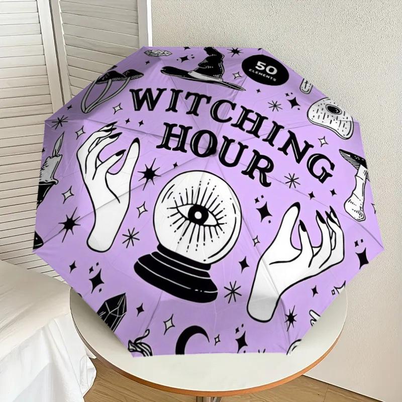 1pc Witchcraft Symbols Umbrella with Plastic Handle,Suitable for All Seasons Home Travel Outdoor UmbrellaDD963
1pc Witchcraft Symbols Umbrella with Plastic Handle,Suitable for All Seasons Home Travel Outdoor UmbrellaDD963