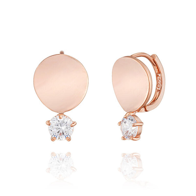14K Gold Earrings One-Touch Ring Wave Cubic BS01017E Pink Gold
14K Gold Earrings One-Touch Ring Wave Cubic BS01017E Pink Gold
