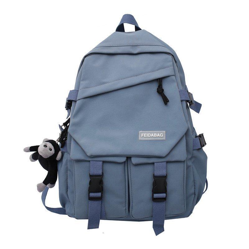 Korean Version of New Large Capacity Student Backpack, Trendy and Cool Campus Backpack, Simple and Casual Travel Backpack синій
Korean Version of New Large Capacity Student Backpack, Trendy and Cool Campus Backpack, Simple and Casual Travel Backpack синій
