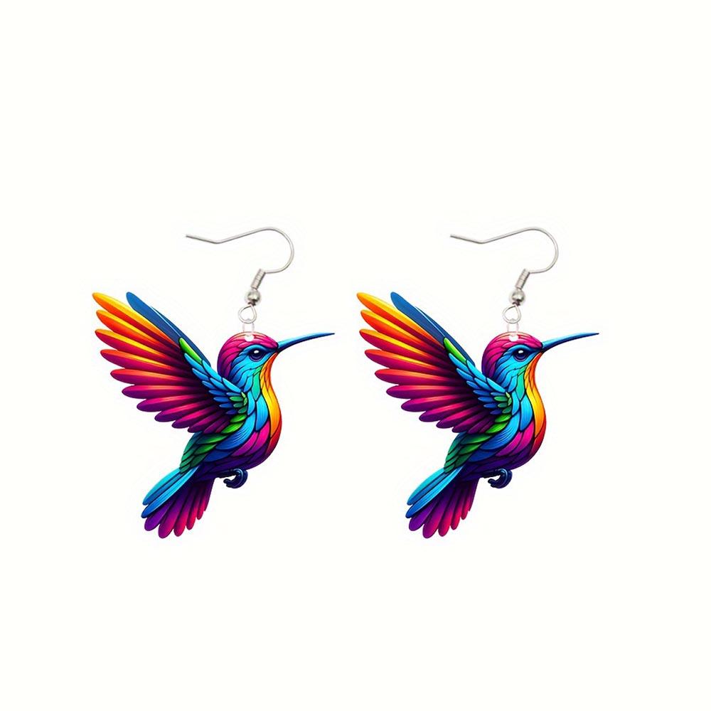 Acrylic Hummingbird Earrings 2D Bird Shape Earrings For Women Girls Ear Charms Spring Summer Drop Dangle Jewelry Gifts Accessory
Acrylic Hummingbird Earrings 2D Bird Shape Earrings For Women Girls Ear Charms Spring Summer Drop Dangle Jewelry Gifts Accessory