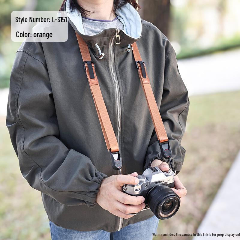 Quick-Release Shoulder Strap for Canon R50, Nikon Z30, Fujifilm XT50, Sony A7C2 Mirrorless Cameras
Quick-Release Shoulder Strap for Canon R50, Nikon Z30, Fujifilm XT50, Sony A7C2 Mirrorless Cameras