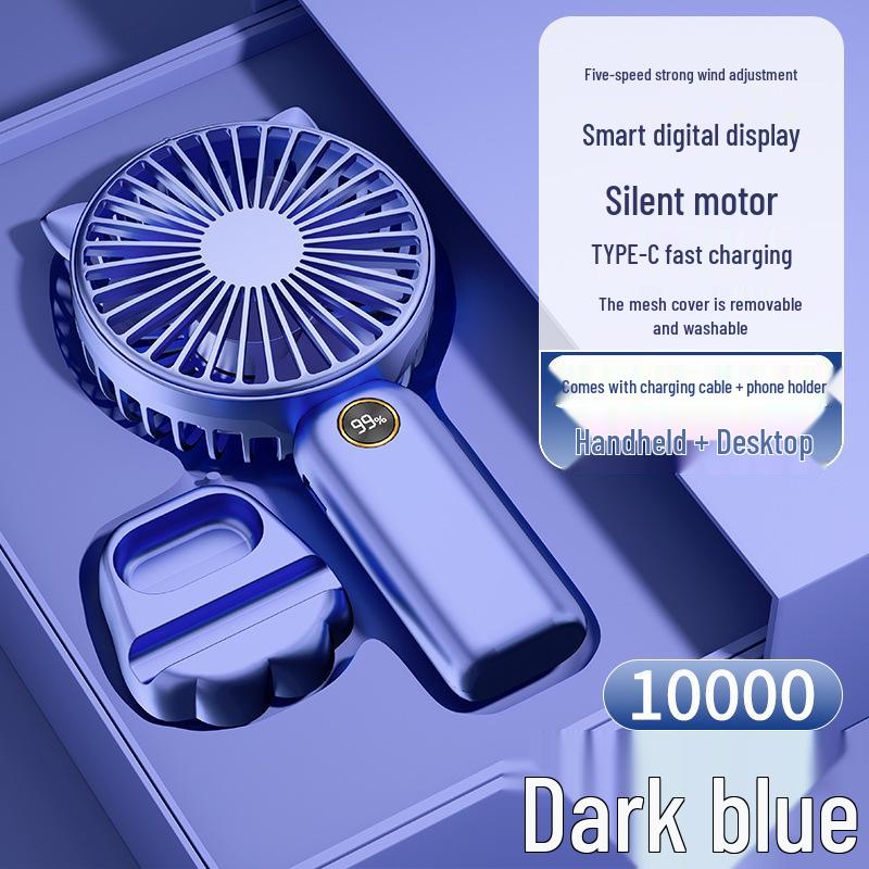 Rechargeable Handheld Portable Silent Fan for Students Strawberry Pink, Ultra Quiet, Includes Stand
Rechargeable Handheld Portable Silent Fan for Students Strawberry Pink, Ultra Quiet, Includes Stand