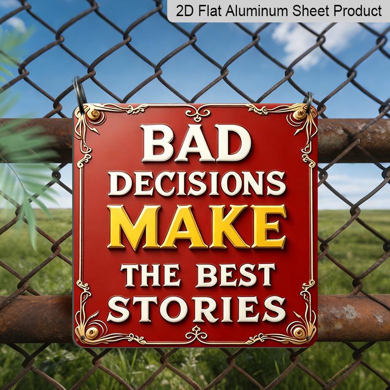 2D Flat - 1pc Metal Sign Featuring Humorous Life Quotes, Suitable for Outdoor Use and Wall Decoration, Perfect for Decorating Living Rooms, Bars, Man 20*20cm
2D Flat - 1pc Metal Sign Featuring Humorous Life Quotes, Suitable for Outdoor Use and Wall Decoration, Perfect for Decorating Living Rooms, Bars, Man 20*20cm