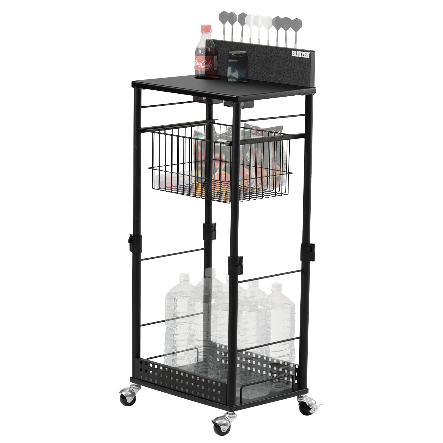 BLITZER Dart Side Create a darts experience at home with this rack featuring a drink and convenient storage for and The lower shelf can hold a water чёрный
BLITZER Dart Side Create a darts experience at home with this rack featuring a drink and convenient storage for and The lower shelf can hold a water чёрный