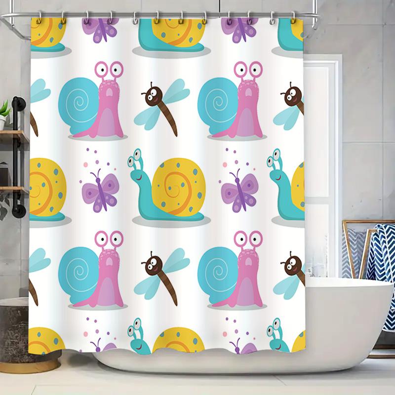 Whimsical Cartoon Animal Shower Curtain For Kids Bathroom Decor Waterproof Fabric Printing Pattern Home Decorations Supplies W60H190(CM)-1 Pcs
Whimsical Cartoon Animal Shower Curtain For Kids Bathroom Decor Waterproof Fabric Printing Pattern Home Decorations Supplies W60H190(CM)-1 Pcs
