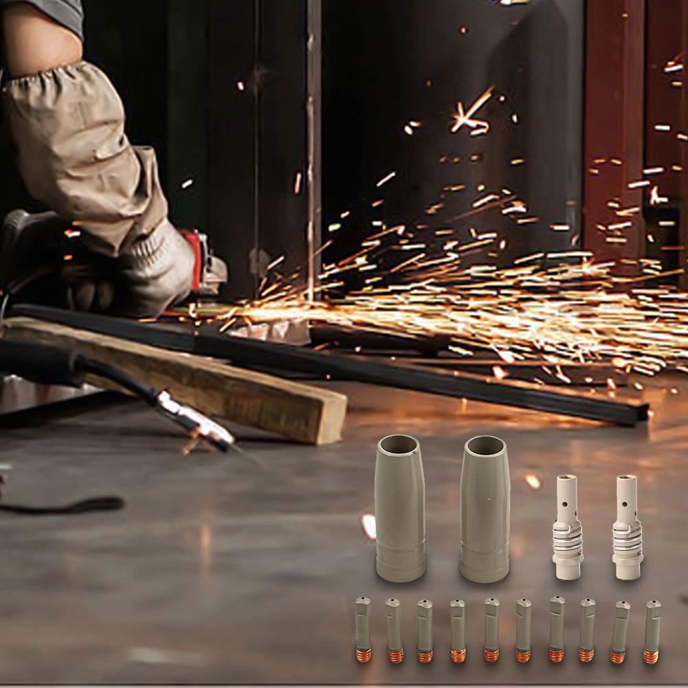 Flux Core Nozzles MIG Welding Tips 15AK Coating Anti-slag Finish 0.9mm Professional Welding Projects For MIG Torch China Mainland
Flux Core Nozzles MIG Welding Tips 15AK Coating Anti-slag Finish 0.9mm Professional Welding Projects For MIG Torch China Mainland