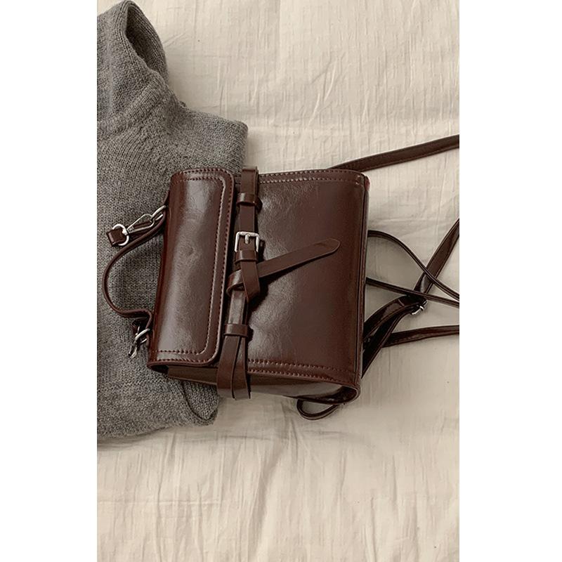 Эта Сумка - Высококлассная, Простая и Элегантная Маленькая Квадратная Сумка, Многофункциональный Повседневный Рюкзак small красный