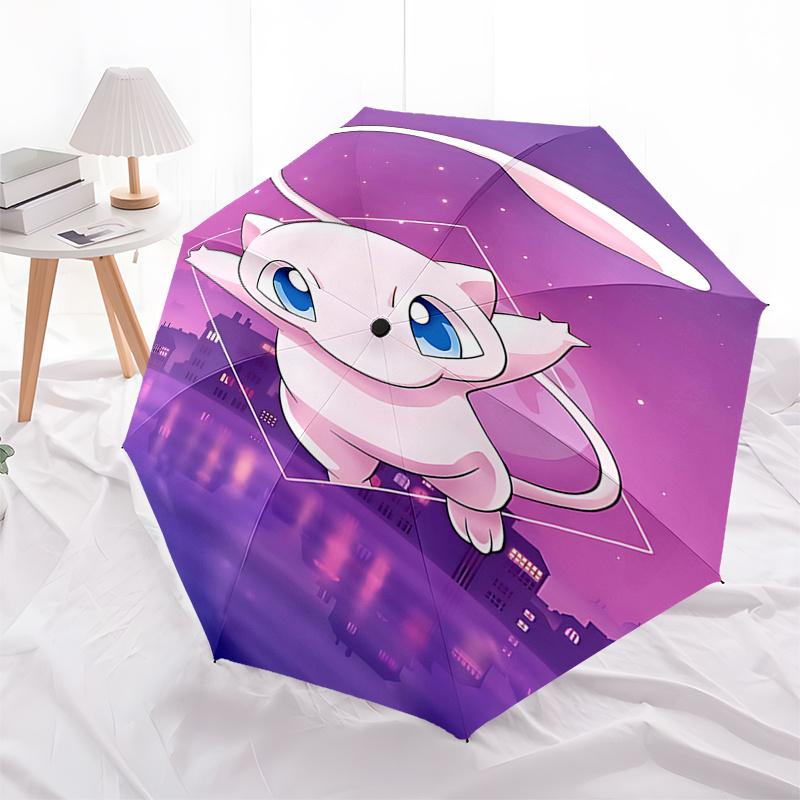 Mew Pokémon Auto-Open Close Umbrella - Portable 3-Fold Design with 8-Bone Iron Frame, Gift for Fans, Travelers, Daily Use, and Special Occas
Mew Pokémon Auto-Open Close Umbrella - Portable 3-Fold Design with 8-Bone Iron Frame, Gift for Fans, Travelers, Daily Use, and Special Occas