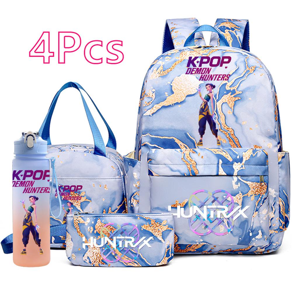 4 шт./набір K-Pop Рюкзак з принтом, Сумка, Пенал з пляшкою для води 750 мл для підлітка, хлопчика, дівчинки, шкільний рюкзак, студентський, великої місткості, для книг, Mochila
4 шт./набір K-Pop Рюкзак з принтом, Сумка, Пенал з пляшкою для води 750 мл для підлітка, хлопчика, дівчинки, шкільний рюкзак, студентський, великої місткості, для книг, Mochila