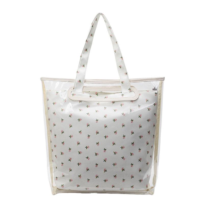 Маленькая сумка-тоут с цветочным принтом, большая вместимость, женская сумка для покупок, сумка через плечо бежевый
Маленькая сумка-тоут с цветочным принтом, большая вместимость, женская сумка для покупок, сумка через плечо бежевый