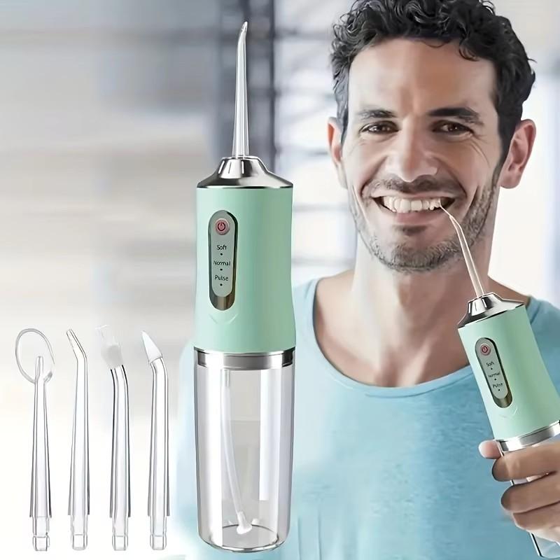Electric water flosser, intelligent chip for precise pressure control, 360 degree rotating nozzle, oral irrigator, deep cleaning белый
Electric water flosser, intelligent chip for precise pressure control, 360 degree rotating nozzle, oral irrigator, deep cleaning белый