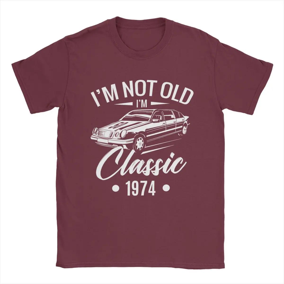 I m Not Old I m Classic 1974 50th Birthday T Shirt Men Pure Cotton T-Shirt 50 Year Old Tee Shirt Short Sleeve Clothing Party XXXXXL бордовий
I m Not Old I m Classic 1974 50th Birthday T Shirt Men Pure Cotton T-Shirt 50 Year Old Tee Shirt Short Sleeve Clothing Party XXXXXL бордовий