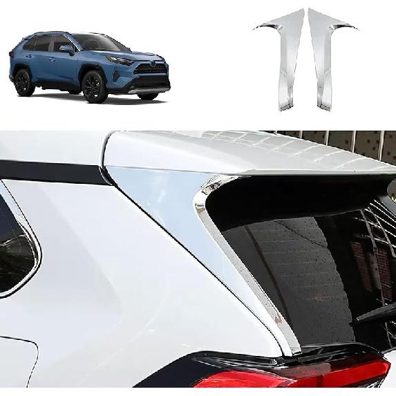 Rear Window C Pillar Side Wing Triangle Cover Trim Compatible with Toyota RAV4 2024 2023 2022 2021 2020 2019 Exterior Car Accessories ABS 2PCS(Glossy Glossy Chrome Style
Rear Window C Pillar Side Wing Triangle Cover Trim Compatible with Toyota RAV4 2024 2023 2022 2021 2020 2019 Exterior Car Accessories ABS 2PCS(Glossy Glossy Chrome Style