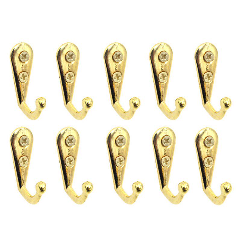 Мини крючки бронзовые. 10 штук золотистый
Мини крючки бронзовые. 10 штук золотистый