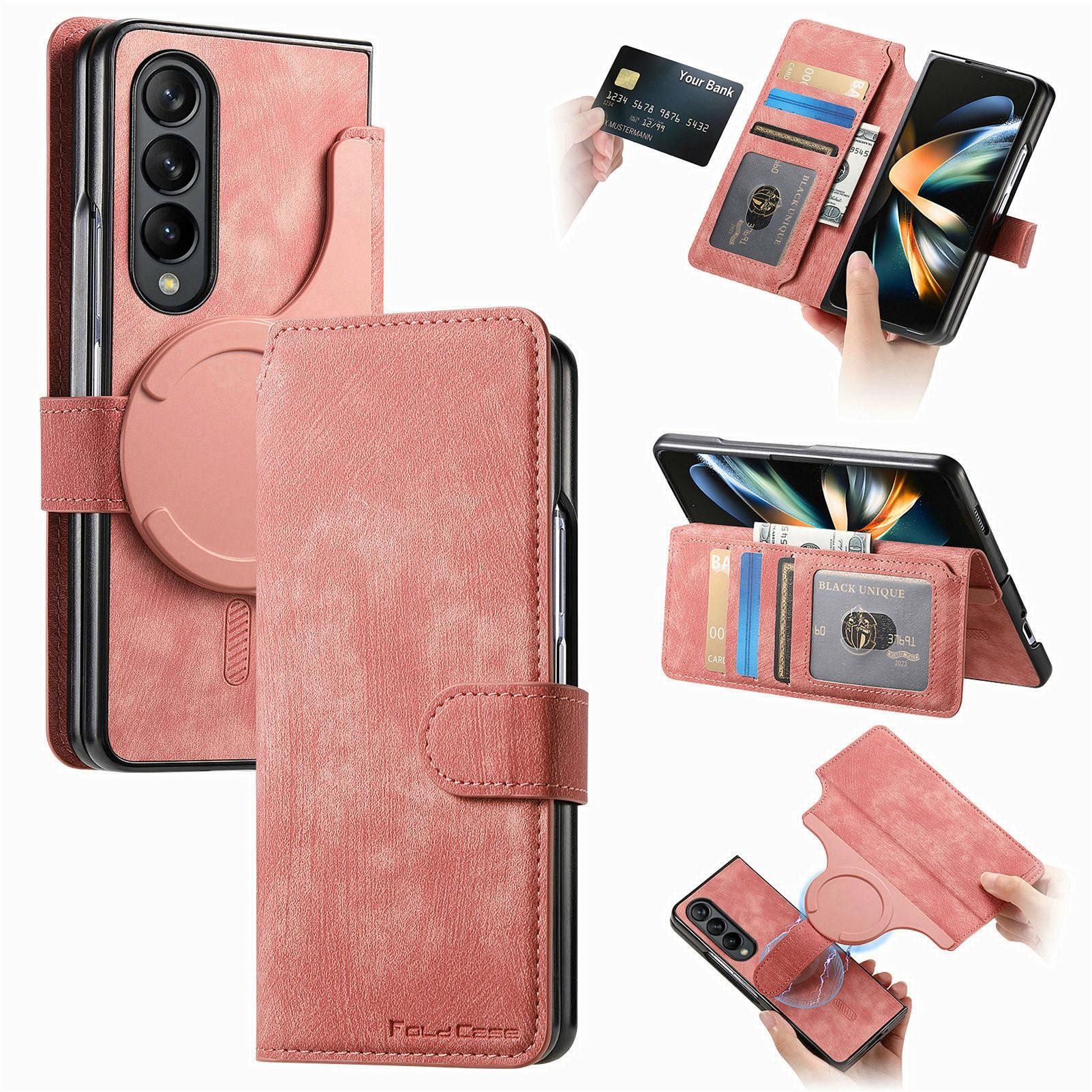 Для Samsung Galaxy Z Fold3 5G Шкіряний чохол 2-в-1 Магнітний знімний гаманець Чохол для телефону Pink
Для Samsung Galaxy Z Fold3 5G Шкіряний чохол 2-в-1 Магнітний знімний гаманець Чохол для телефону Pink