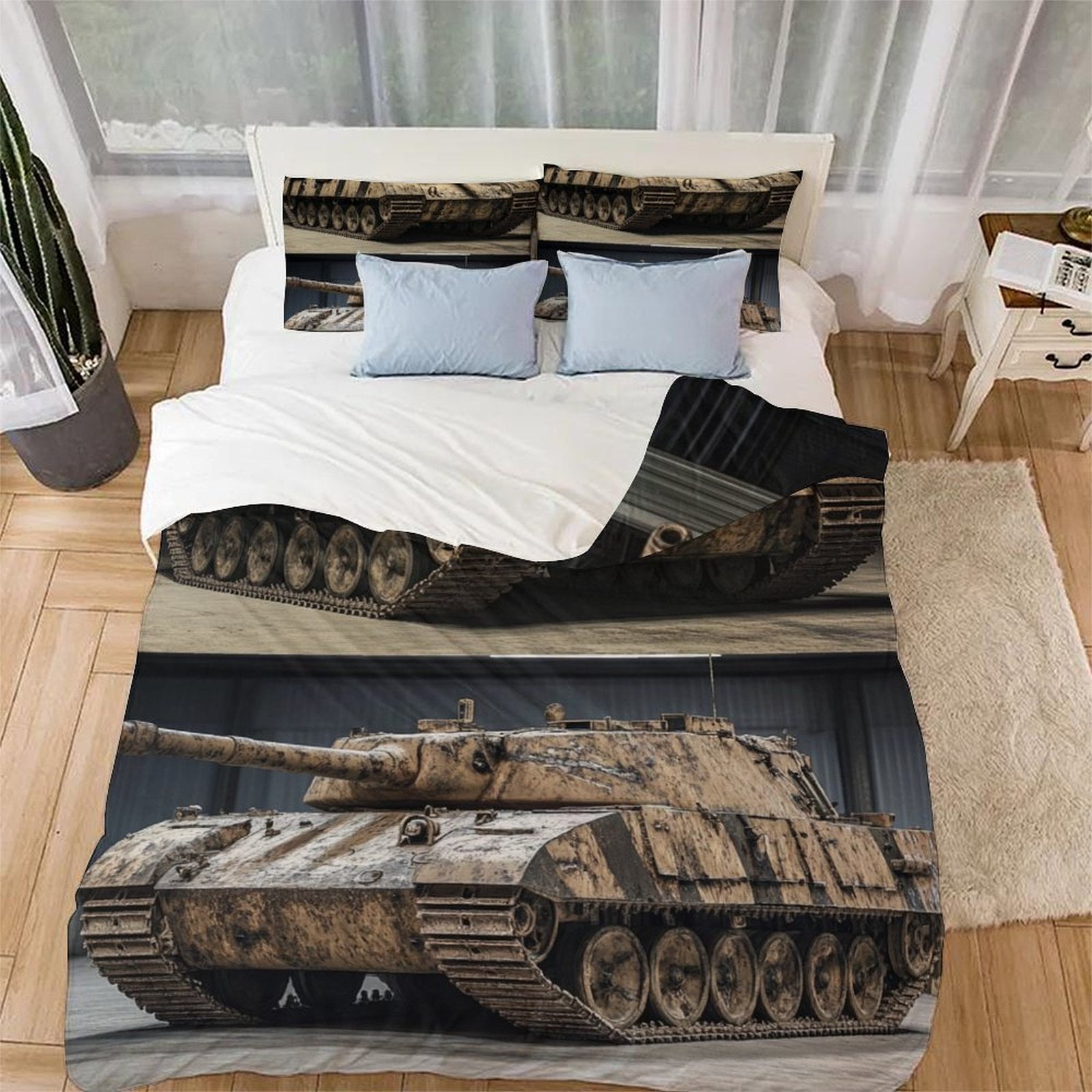 Tank Printed Soft Duvet Cover Comfortable Quilt Cover Beding Set Suitable Childrens Young Boys Young Girls plus Adult Peoples Warm Soft Breathable 120*200cm Single
Tank Printed Soft Duvet Cover Comfortable Quilt Cover Beding Set Suitable Childrens Young Boys Young Girls plus Adult Peoples Warm Soft Breathable 120*200cm Single