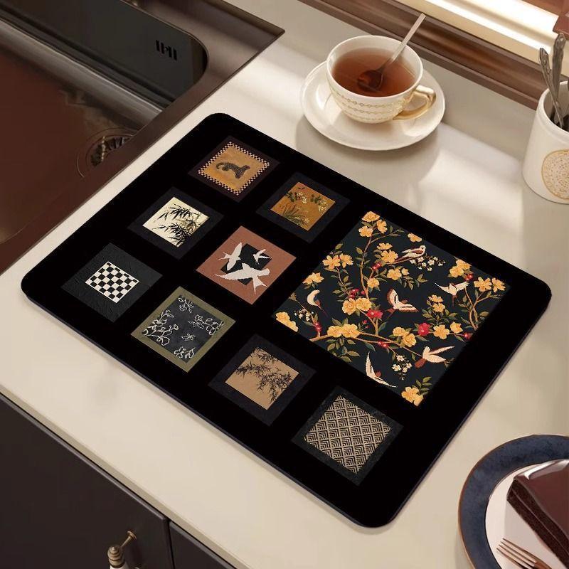 Kitchen Countertop Drain Mats Bar Counter Anti Slip Absorbent Diatomaceous Earth Fouling Dining Table Drying Home Decoration 20x30cm
Kitchen Countertop Drain Mats Bar Counter Anti Slip Absorbent Diatomaceous Earth Fouling Dining Table Drying Home Decoration 20x30cm